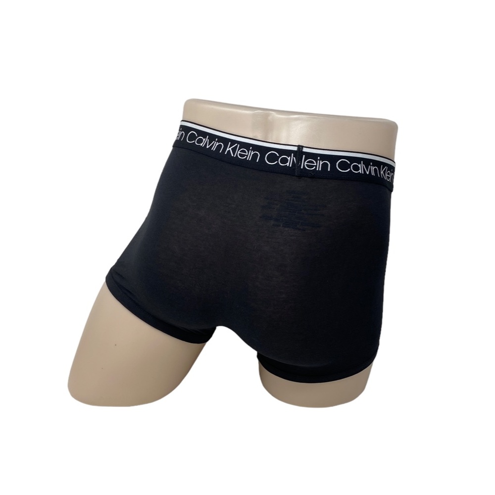 Calvin Klein Men’s Underwear 3-Pack Trunk Cotton Stretch Black Gray NB24210-005 - Picture 5 of 8